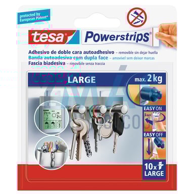 TIRAS RECAMBIO POWERSTRIPS GRANDES 2KG 10UDS