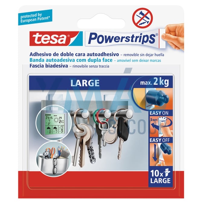 TIRAS RECAMBIO POWERSTRIPS GRANDES 2KG 10UDS