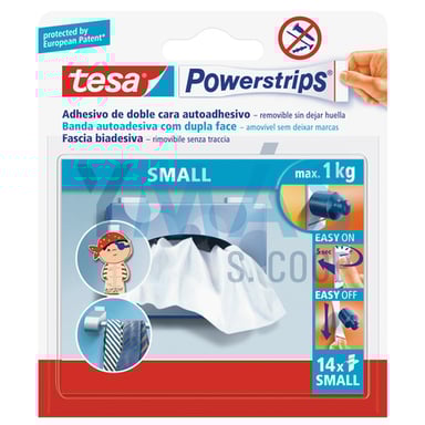 TIRAS ADHES. DOBLE CARA POWERSTRIPS (14UNDS) 1KG