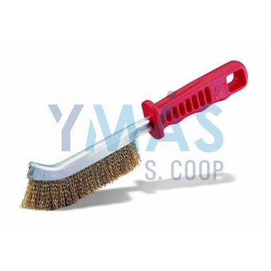 CEPILLO MANUAL C/MANGO PLASTICO AC.LATONADO VIP