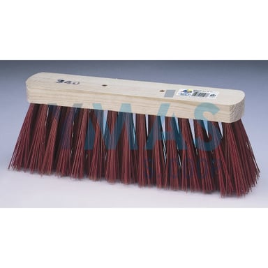 CEPILLO BARRENDERO S/MANGO FIBRA ROJA 340 MADERA
