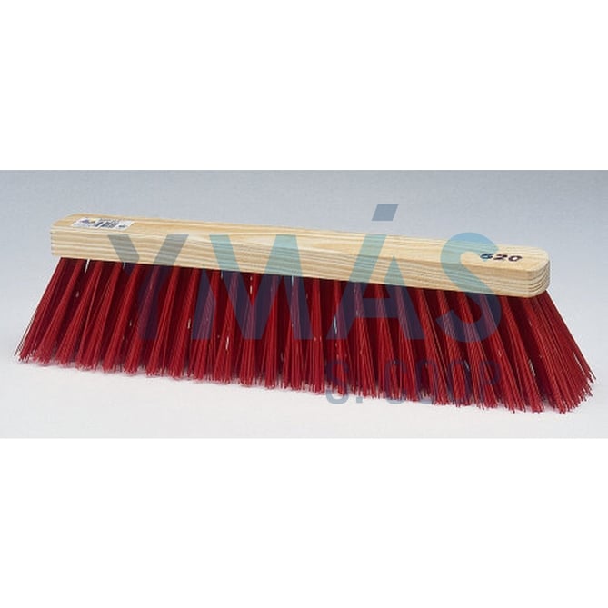 CEPILLO BARRENDERO S/MANGO FIBRA ROJA 520 MADERA