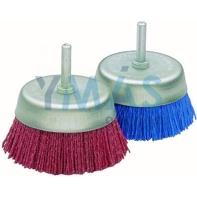 CEPILLO TAZA 75X1 NYLON ABRASIVO GR.BASTO C/PERNO