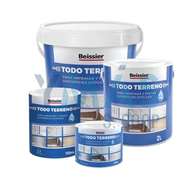 PINTURA TODO TERRENO AL AGUA BLANCO 4L