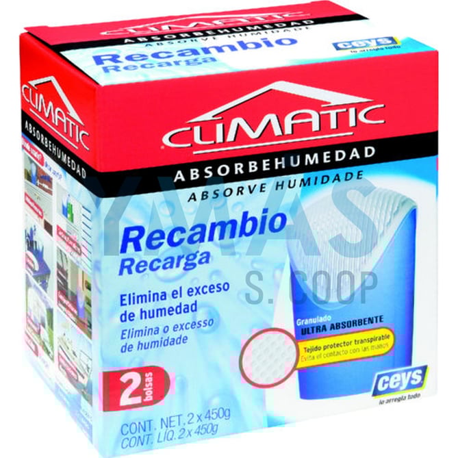 RECAMBIO ABSORBE HUMEDAD BOLSA 2 UNIDADES