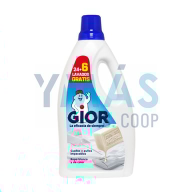 DETERGENTE LIQUIDO GIOR BLANCO NUCLEAR 1950ML