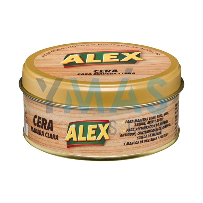 CERA ALEX LATA MADERA CLARA 250GR