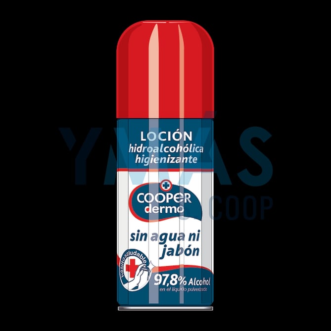 HIGIENIZANTE HIDROALCOHOLICO 97.8% SPRAY 100 ML
