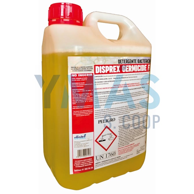 DETERGENTE BACTERICIDA Y FUNGICIDA 5 L