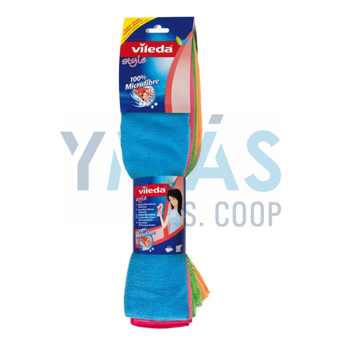 BAYETA MICROFIBRAS STYLE SET 4 UNDS. VILEDA