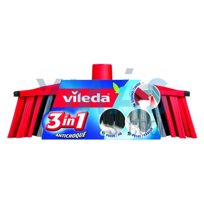 CEPILLO ESCOBA ANTIGOLPES 3 EN 1 VILEDA