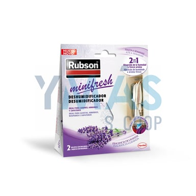 ABSORBE HUMEDAD AMBIENTADOR ARMARIOS LAVANDA RUBSO