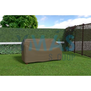 FUNDA CUBRE BANCO 170X65XX90CM VISON