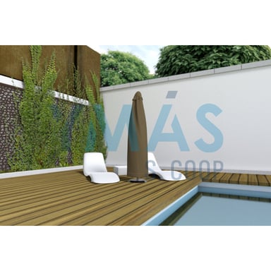 FUNDA CUBRE PARASOL 60X200CM VISON