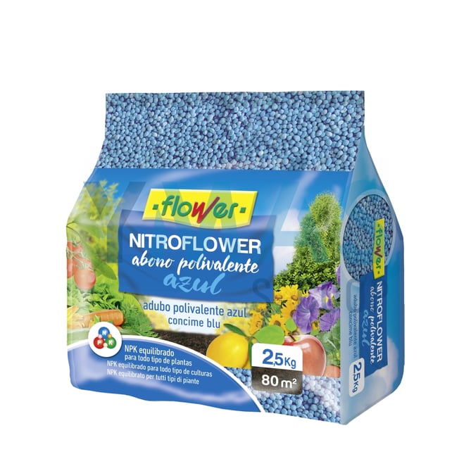 ABONO NITROFLOWER POLIVALENTE AZUL 2.5KG