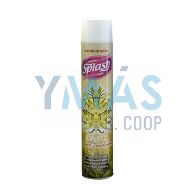 AMBIENTADOR SPRAY SPLASH VAINILLA 1000M