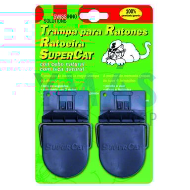 TRAMPA RATONES C/CEBO SUPERCAT (2UDS)