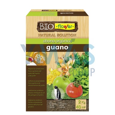 ABONO ORGANICO GUANO BIOFLOWER 2KG