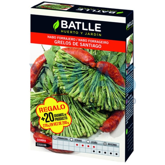 SEMILLAS NABO GRELOS SANTIAGO CAJA 250GR