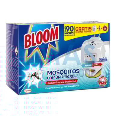 ANTIMOSQUITOS ELECTRICO BLOOM APARATO + 2RECAMBIOS