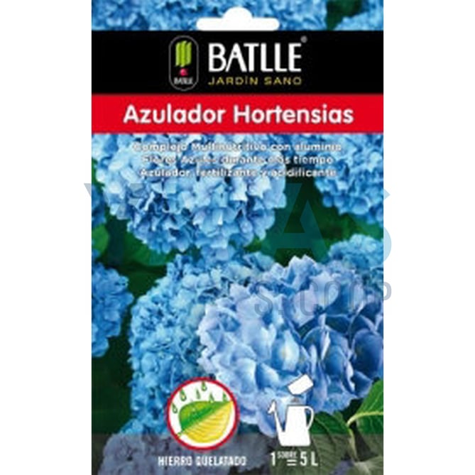 AZULADOR DE HORTENSIAS SOBRE PARA 5L