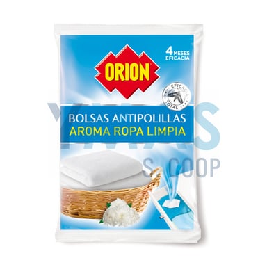 BOLSA ANTIPOLILLAS ORION ROPA LIMPIA