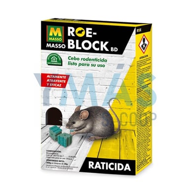 RATICIDA ROE BLOCK BLOQUE 260GR