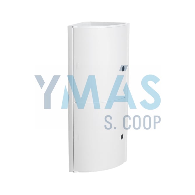 ARMARIO ESQUINERO BAÑO PVC 19X62.5X19CM BLANCO
