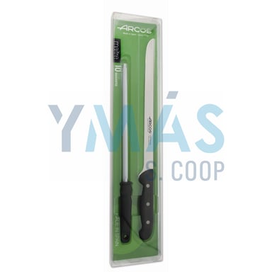 CUCHILLO JAMONERO 27,5CM + CHAIRA 23CM ARCOS