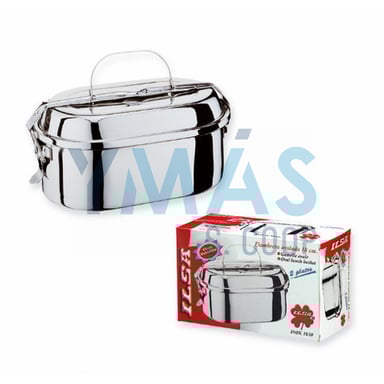 FIAMBRERA INOX OVALADA 16CM