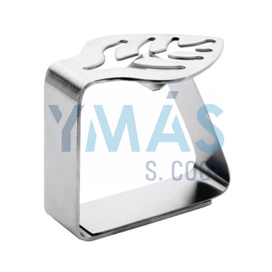 SUJETAMANTEL INOX 4 UNID