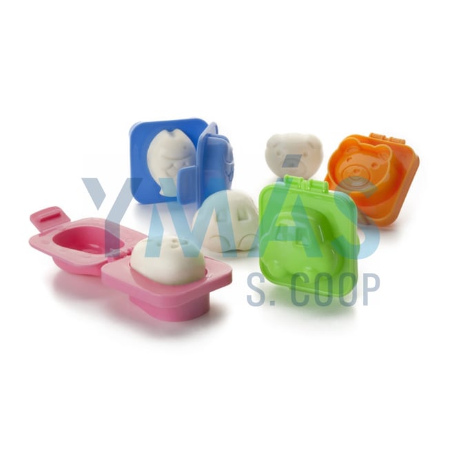SET 4 MOLDES PARA HUEVO COCIDO