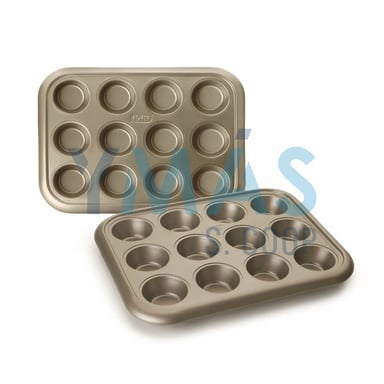 MOLDE ACERO ANTIADHERENTE GOLDEN CLASS 12CAVIDADES