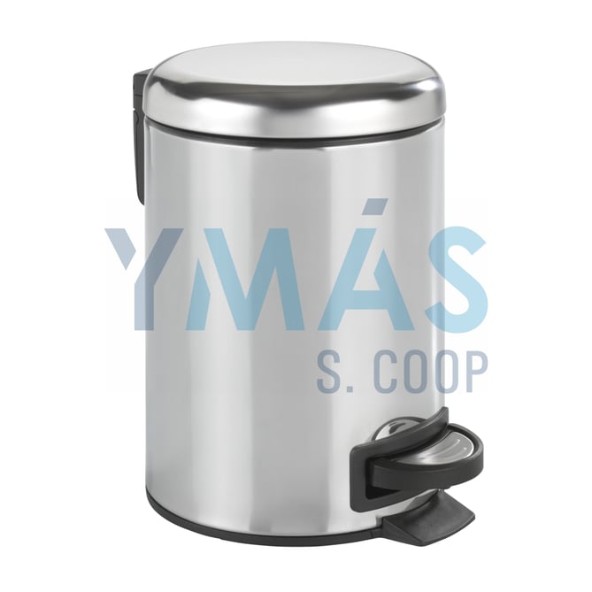 CUBO LEMAN ACERO INOX CON PEDAL 3L