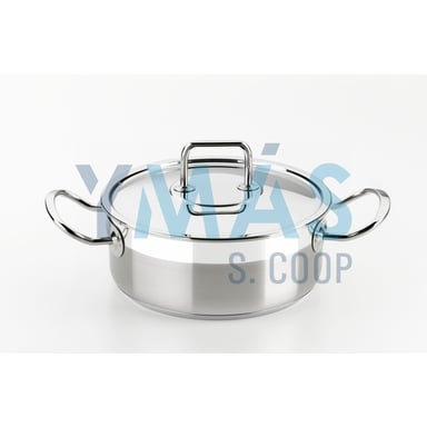 CACEROLA PROFESIONAL INOX CON TAPA 26CM