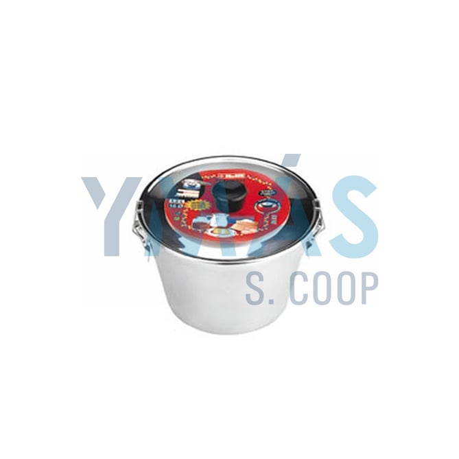 FLANERO INOX CON CIERRE 18CM