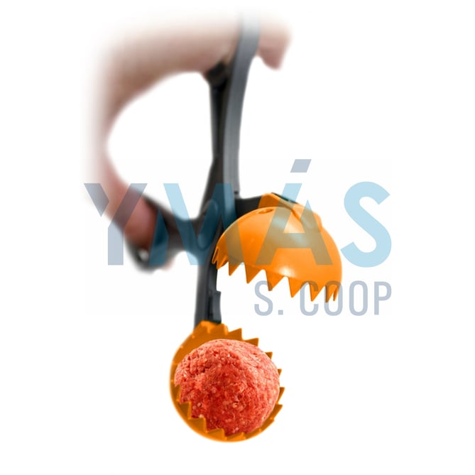 TIJERA LA CROQUETERA 4 MOLDES NARANJA