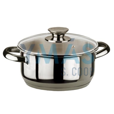 CACEROLA ECCO INOX TAPA CRISTAL 14CM