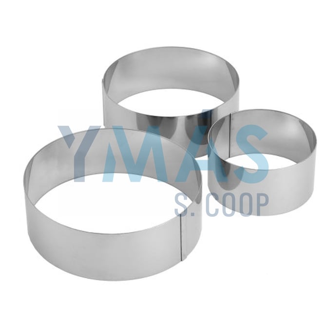 MONTADOR PLATOS REDONDO INOX 8X4,5