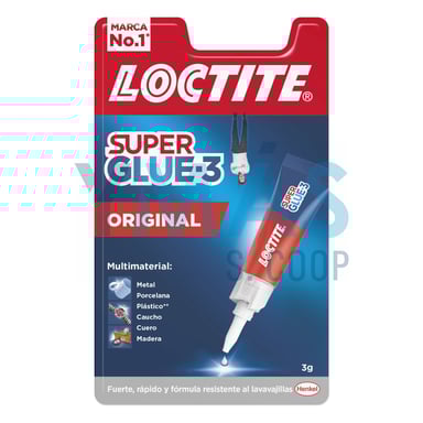 ADHESIVO INSTANTANEO 3GR SUPER GLUE-3 LOCTITE