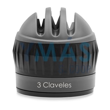 AFILADOR CUCHILLOS 3 PASOS C/VENTOSA 3 CLAVELES
