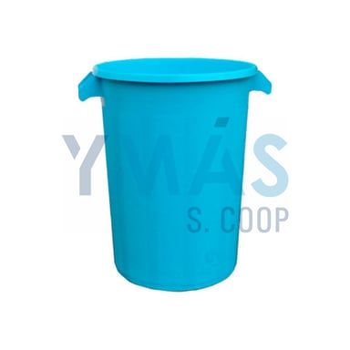 CUBO BASURA S/TAPA 100L AZUL REFORZADO