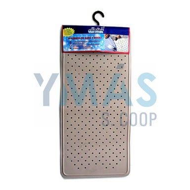 ALFOMBRA BAÑO CAUCHO BEIGE 76X36