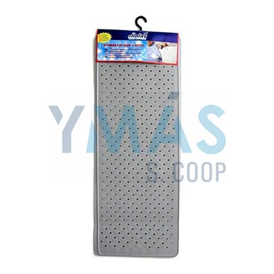ALFOMBRA BAÑO CAUCHO GRIS 97X35