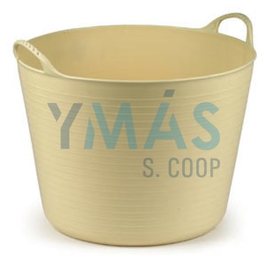 CAPAZO PLASTICO 38L MARFIL