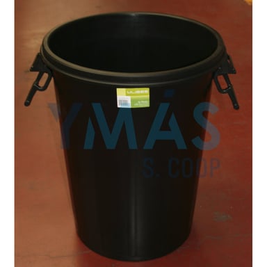 CUBO BASURA S/TAPA 100L NEGRO MIK