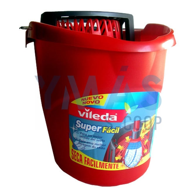 CUBO FREGAR C/ESCURRIDOR 10L. TORSION POWER VILEDA