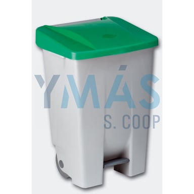 CONTENEDOR 120LTRS C/RUEDA Y PEDAL T/VERDE