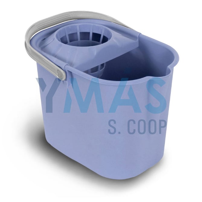 CUBO FREGAR C/ESCURRIDOR 13L AZUL RECTANGULAR