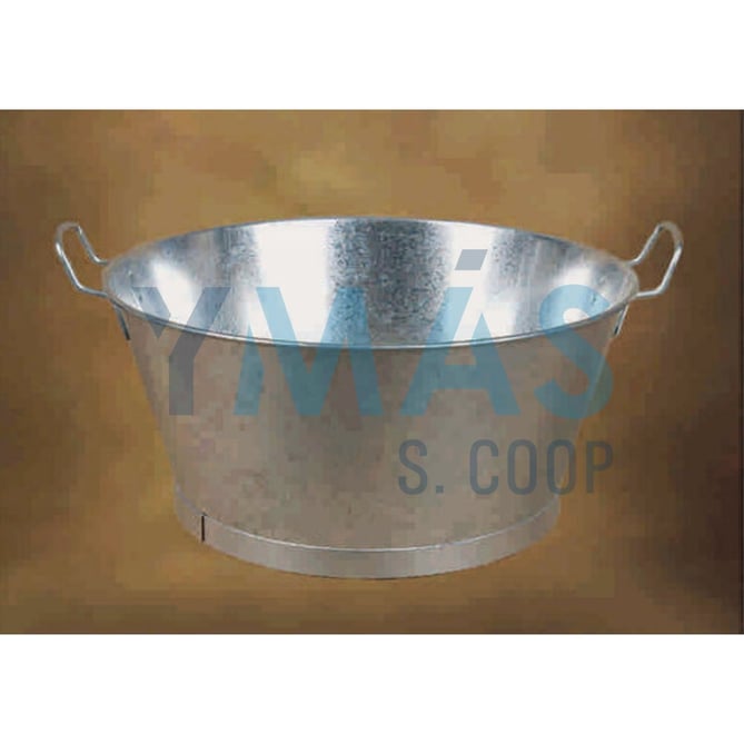BARREÑO GALVANIZADO BAÑO 18" 45CM 22L